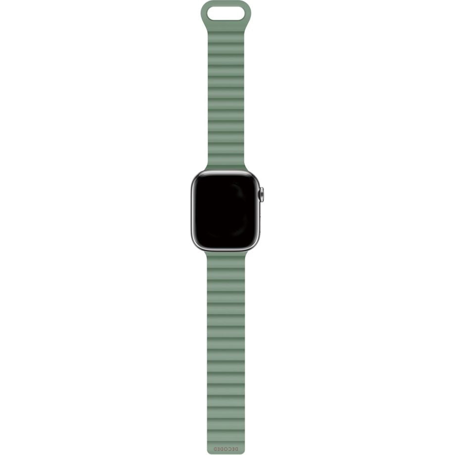 Decoded Silicone Magnet Traction Loop Strap                      (42mm alt)/44/45/46/49mm Grün