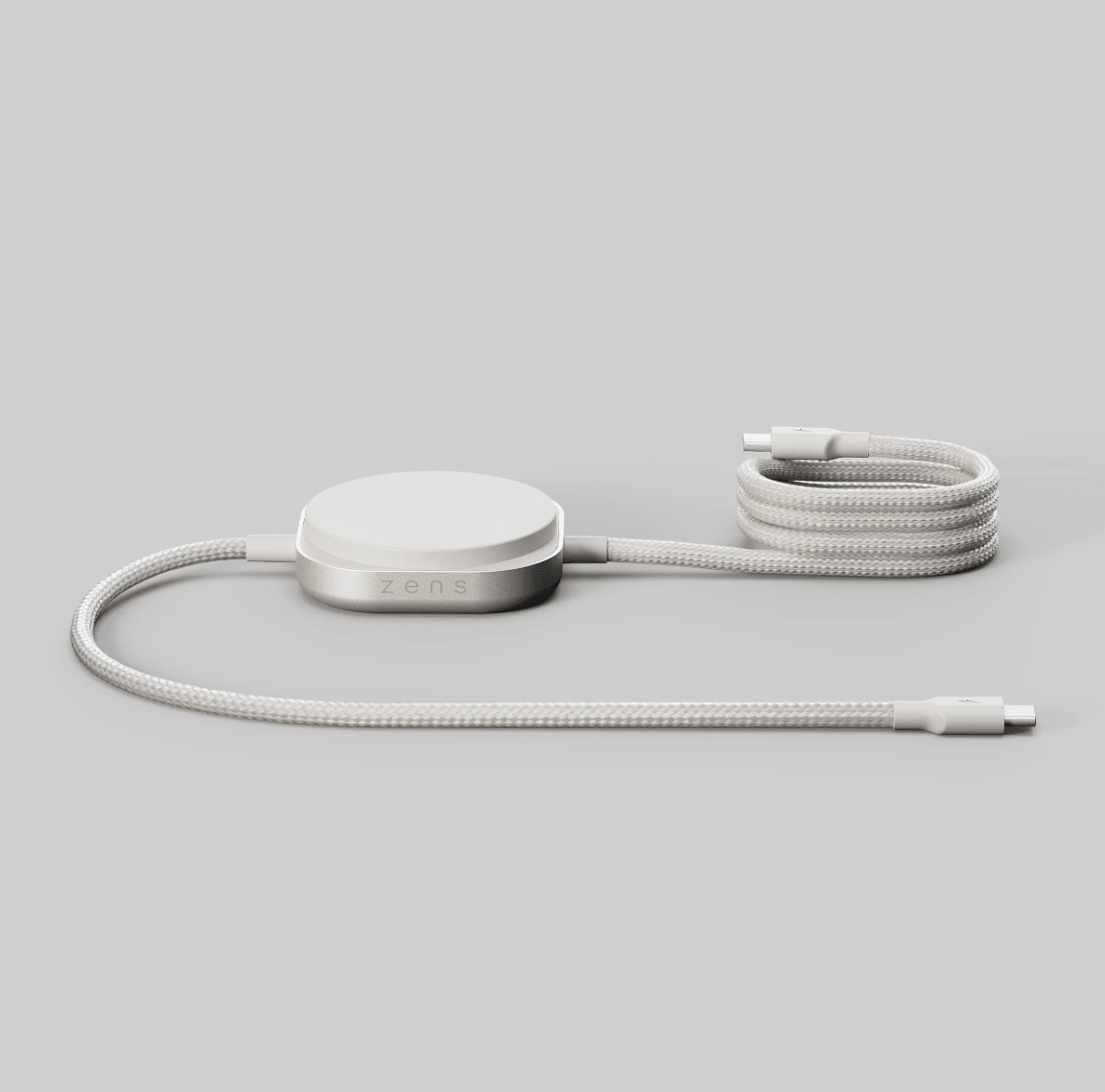 Zens USB-C Ladekabel 140W mit MagSafe Charger 15W - Weiss