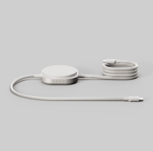 Zens USB-C Ladekabel 140W mit MagSafe Charger 15W - Weiss