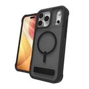 ZAGG Rainier Snap mit Standfuß iPhone 17 Pro Max - Smoke Black