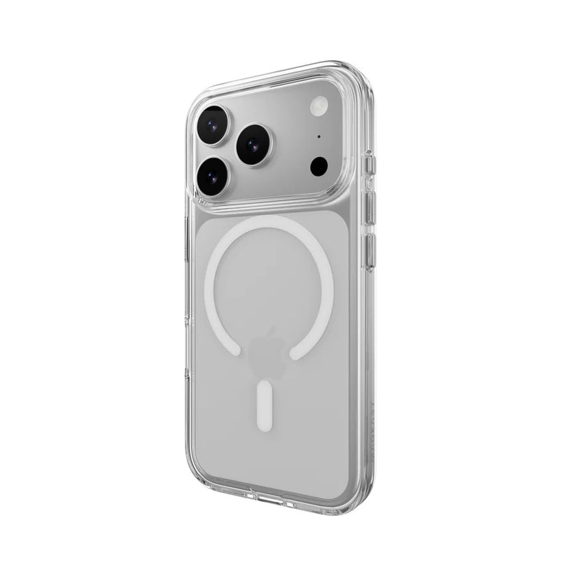MagEasy iPhone 17 Pro MagSafe Clear Case - weißer Magsafe - Ring - epos | Apple Premium Partner