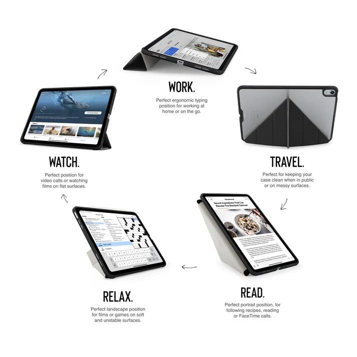 Pipetto Origami No1 Original Case für iPad Air 13“ - Black