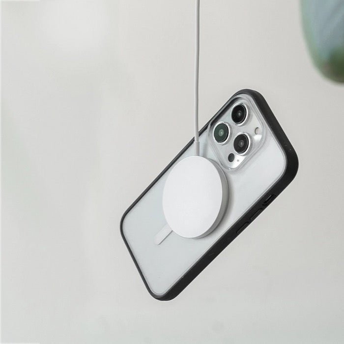 Woodcessories Clear Case MagSafe Schwarz für iPhone 14
