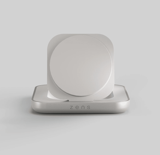 Zens Aluminium Series Magnetic Nightstand Wireless Charger -weiss