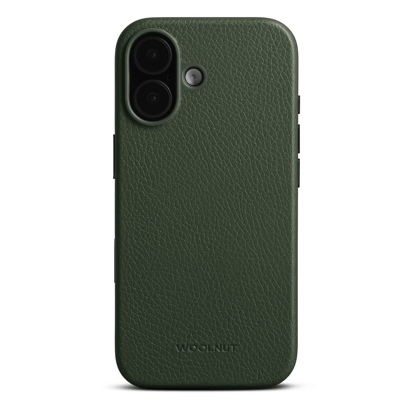 Woolnut Leder Case für iPhone 17 - Grün - epos | Apple Premium Partner