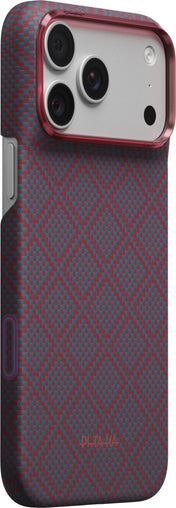 Pitaka Edge Case iPhone 17 Pro Max/18 Pro Max Blue's Red