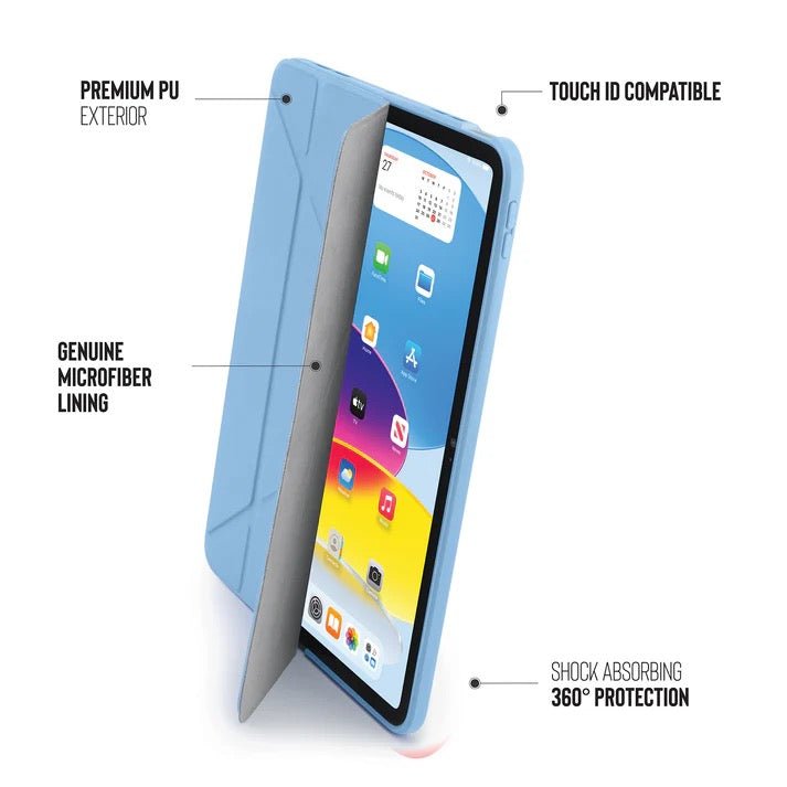 Pipetto Origami No1 Original Case für iPad A16 - Light Blue