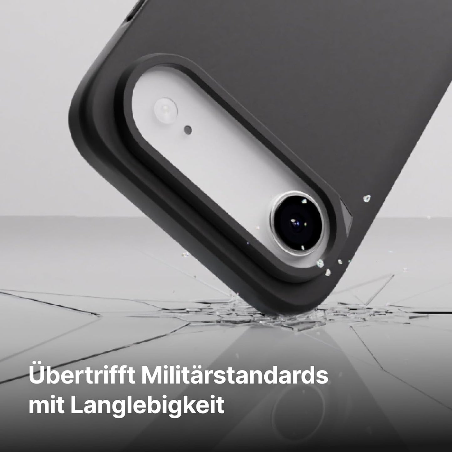 Rhinoshield SolidX Magsafe Silikon Case für iPhone 17 Pro - Schwarz