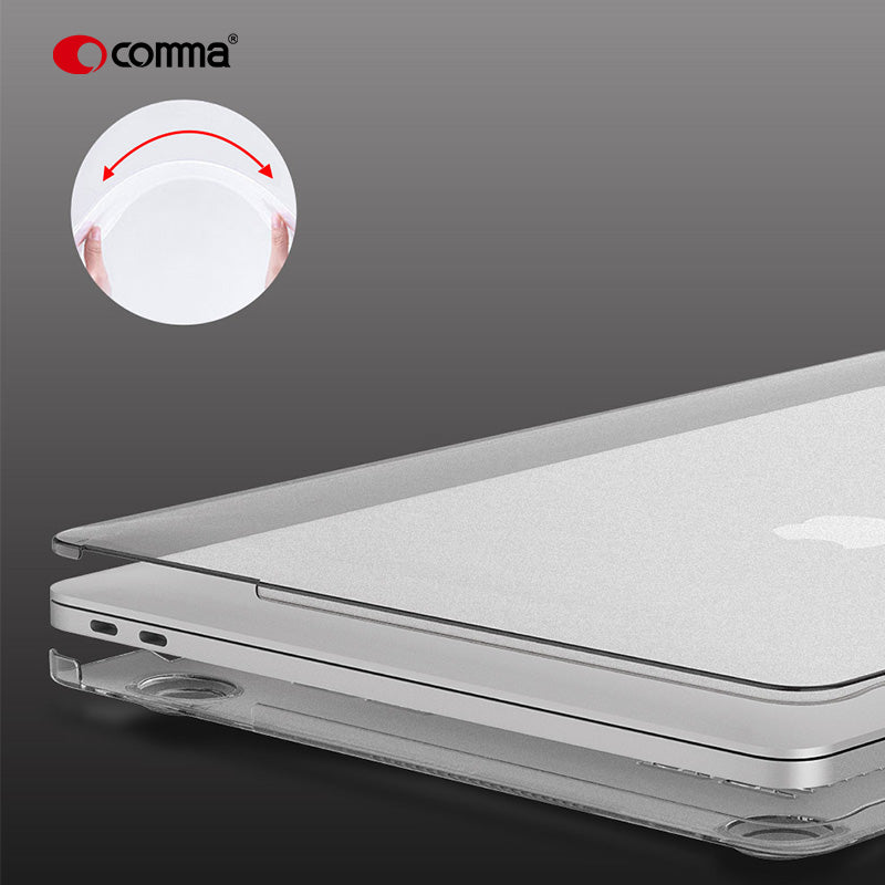 Comma Hartschallen Hülle für MacBook NEO - Transparent matt