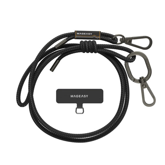 MAGEASY Strap 6mm und Strap Card Schwarz