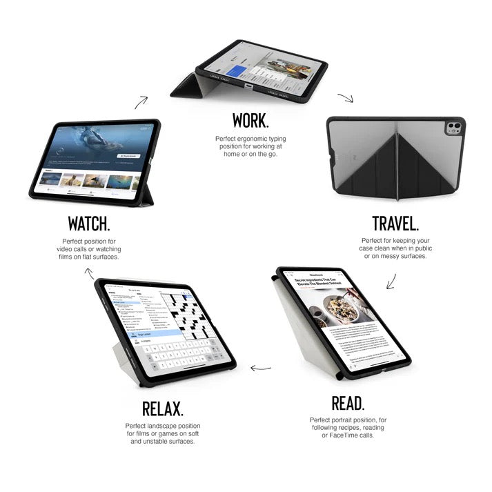 Pipetto Origami No1 Original Case für iPad Pro 11“ (M4/M5) - Black