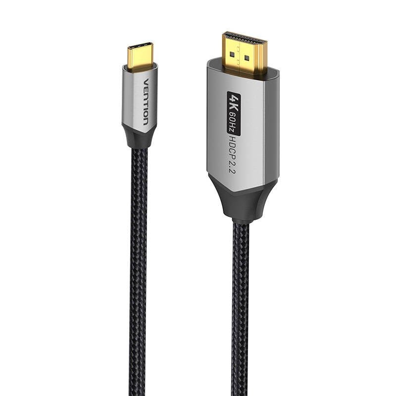USB-C to HDMI 2.0 cable Vention 1m, 4K 60Hz (black)
