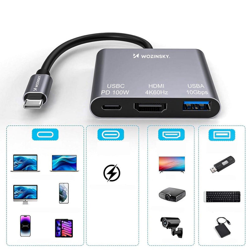 Basic Line 3in1 Multiport Hub