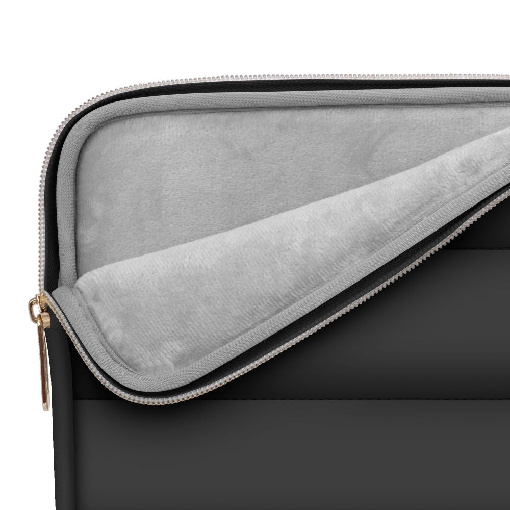 Tech-Protect Puffy Sleeve für MacBook Air/Pro 13“/14“ inklusive Organizer -  Schwarz 