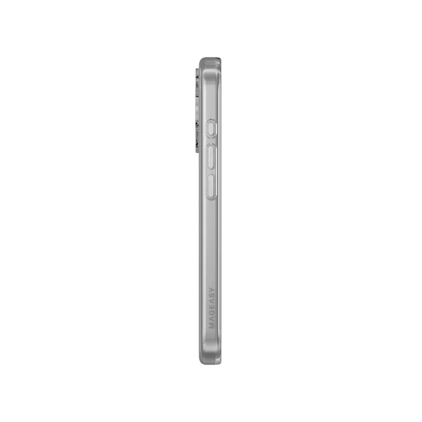 MagEasy iPhone 17 MagSafe Clear Case - weißer Magsafe - Ring - epos | Apple Premium Partner
