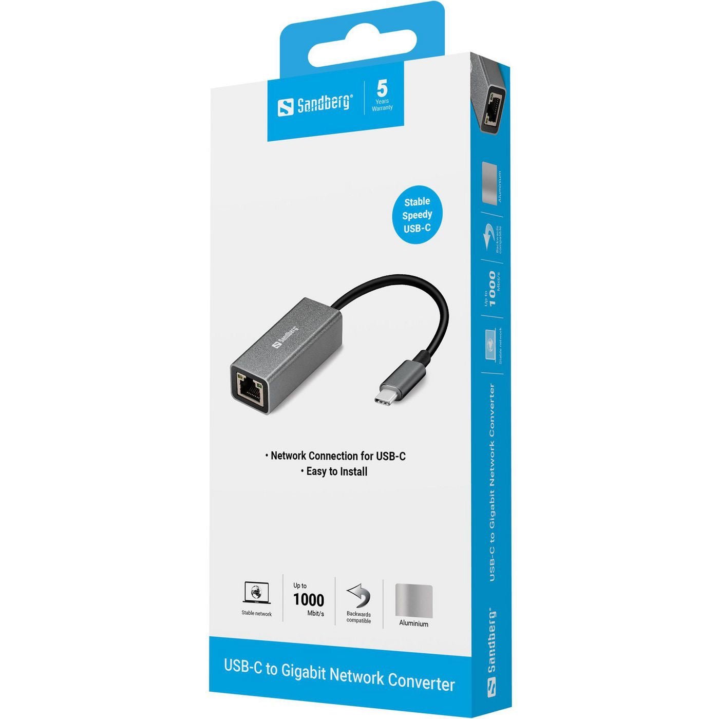 SANDBERG USB-C Netzwerkadapter