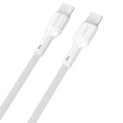 Dudao Premium USB-C auf USB-C 2m Kabel 240W USB 2.0 - Weiß