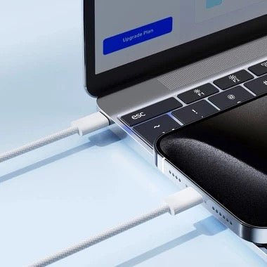 Joyroom USB-C auf USB-C 1m Kabel 60W USB 2.0
Weiß