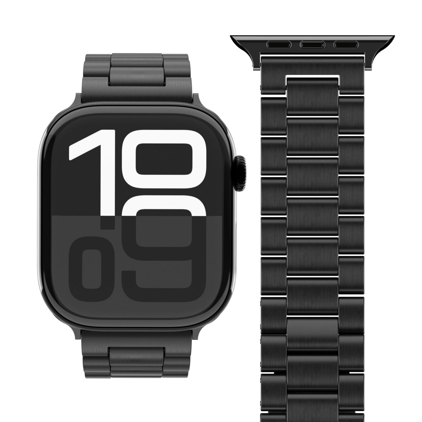 Vonmählen Link Bracelet 2 44/45/46/49mm - Schwarz