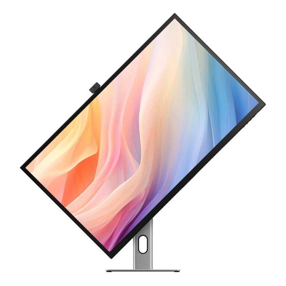 Alogic 32“ 4K UHD Clarity Pro Max Monitor mit USB-C - Aluminium - Hochglanz Display - Integrierte Webcam