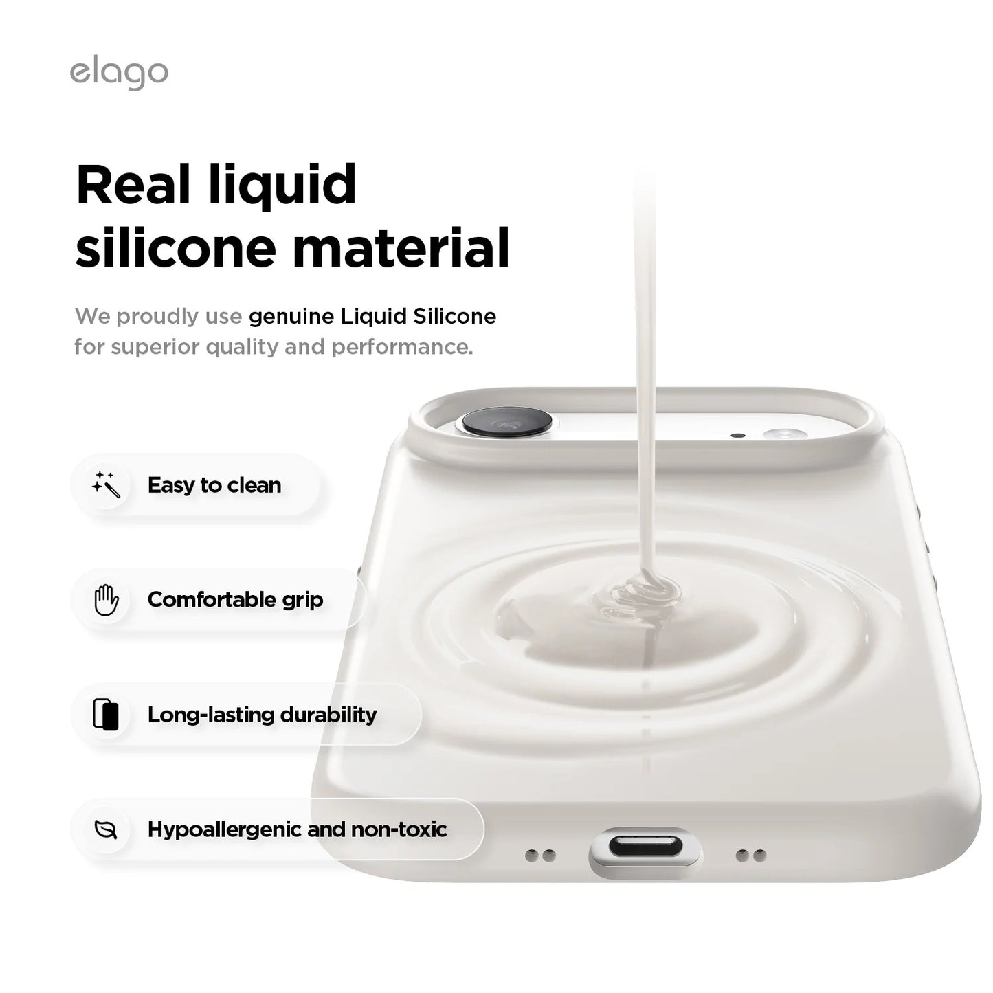 Elago MagSafe Silikon Case für iPhone Air - Indigo Blau - epos | Apple Premium Partner