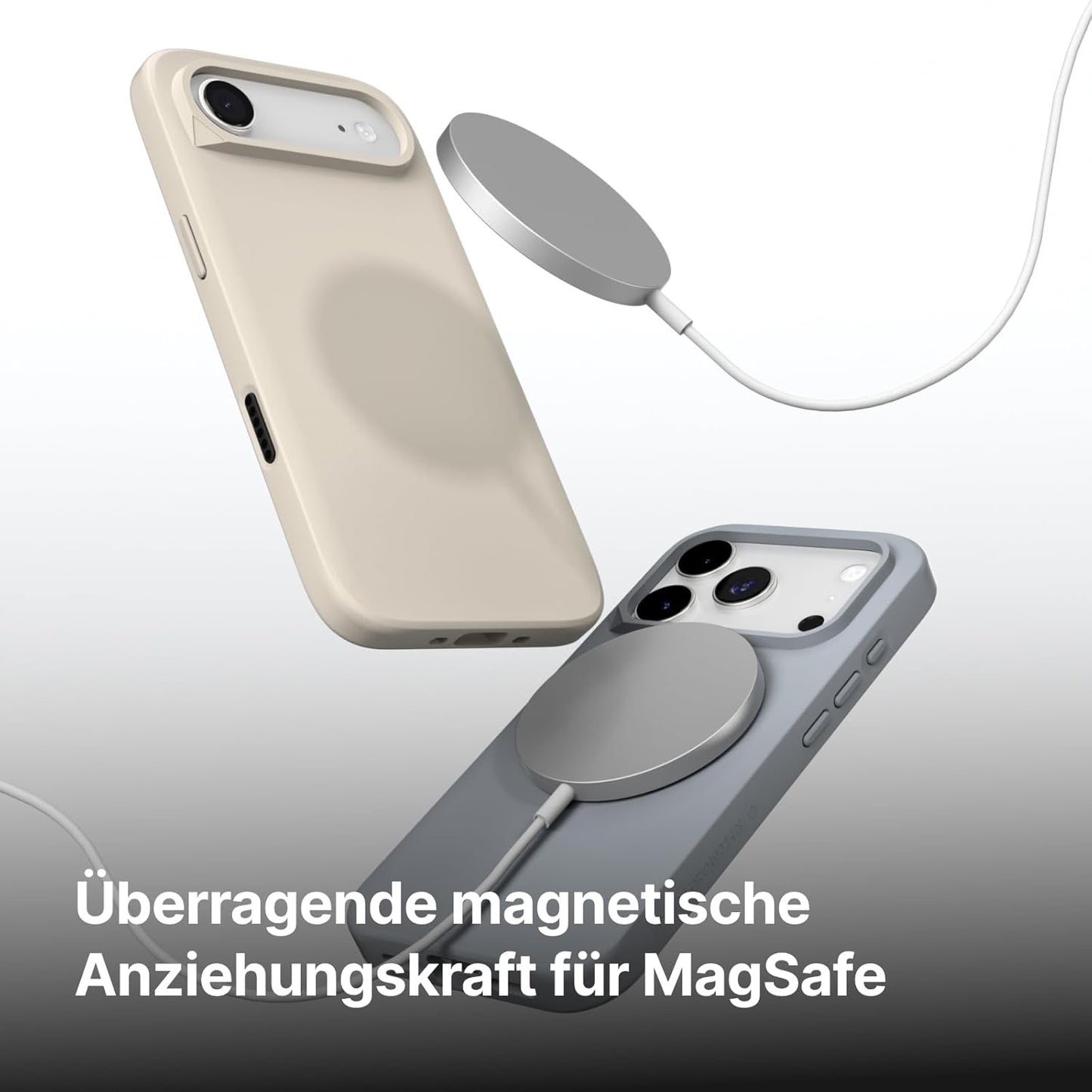 Rhinoshield SolidX Magsafe Silikon Case für iPhone 17 Pro - Schwarz