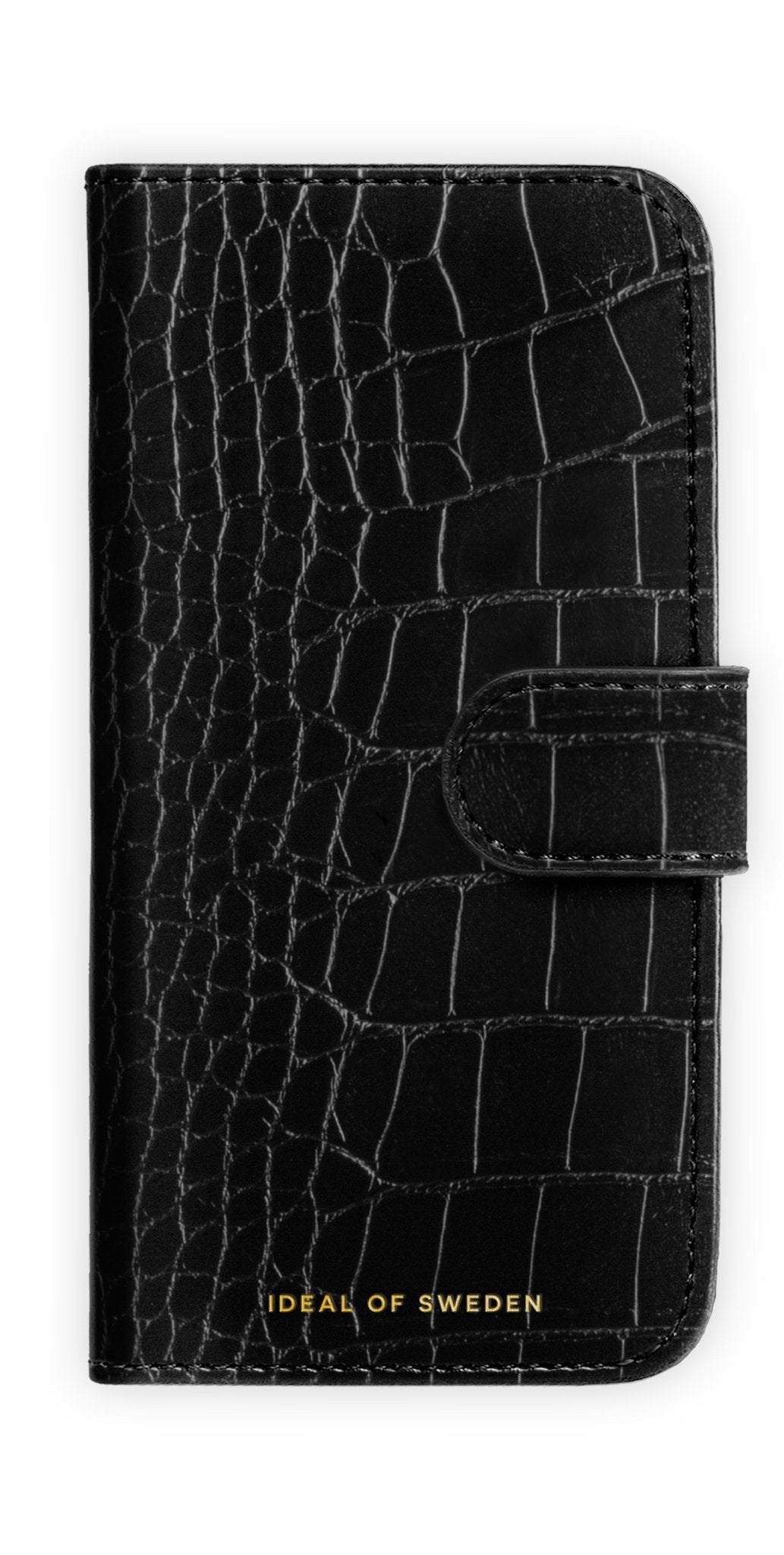 Ideal of Sweden Magnet Wallet+ MagSafe iPhone 17 Pro - Schwarz Kroko