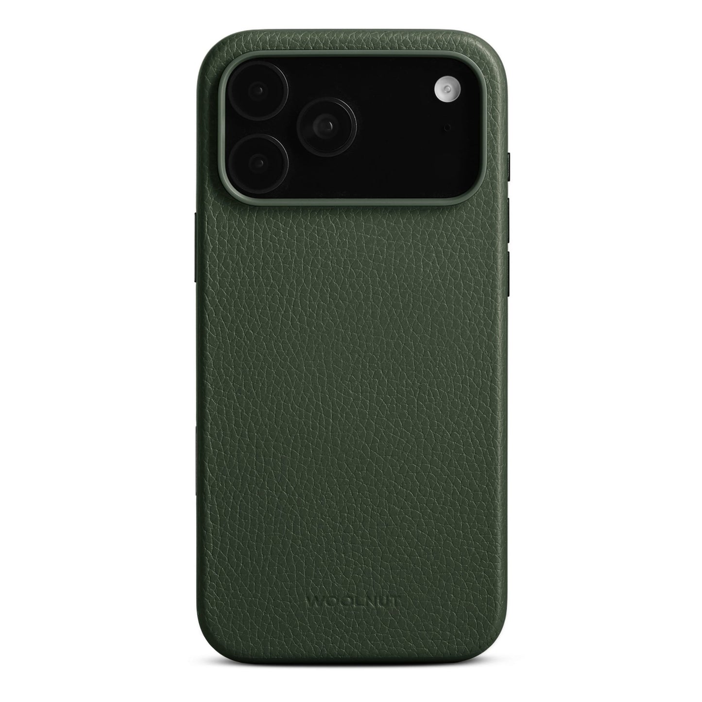 Woolnut Leder Case für iPhone 17 Pro Max - Grün