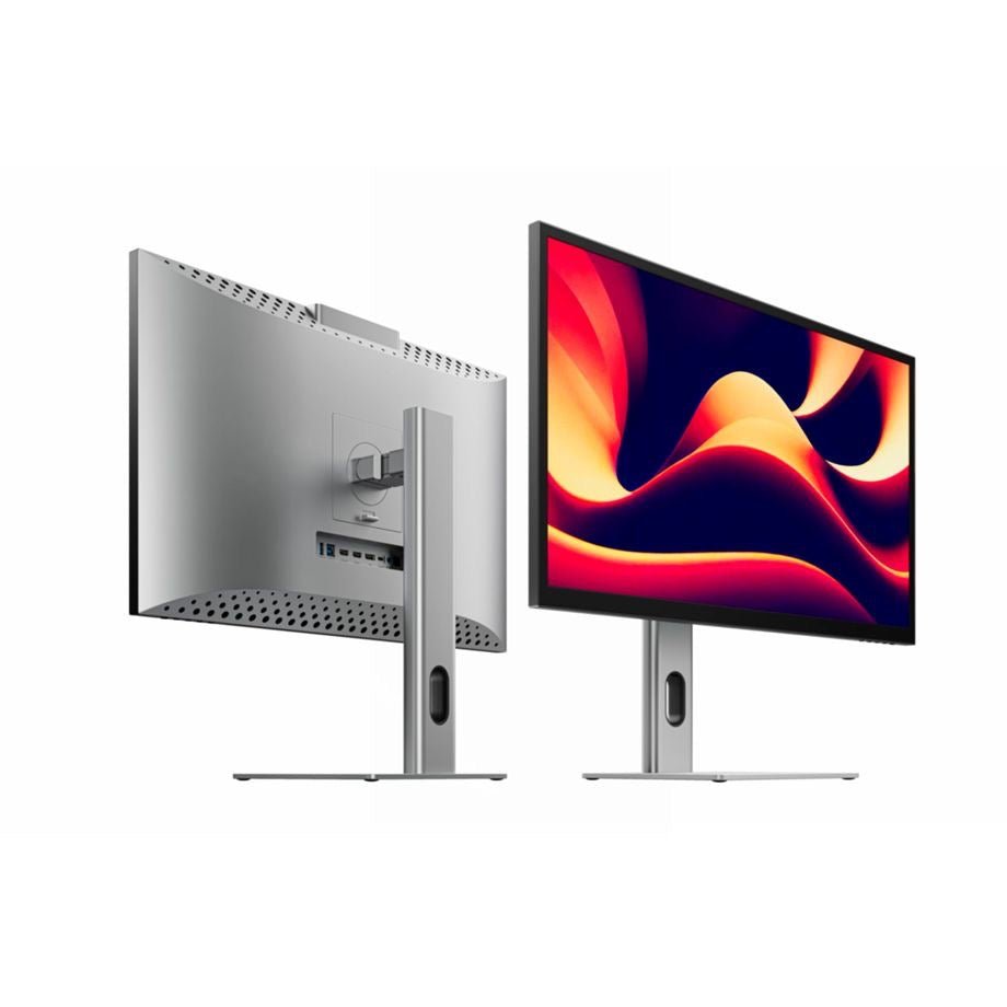 Alogic 27“ 4K UHD Clarity PRO Monitor mit USB-C - Aluminium - Hochglanz Display - Integrierte Webcam 