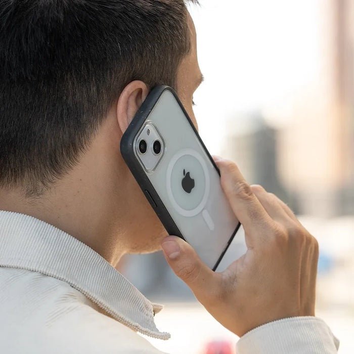 Woodcessories Clear Case MagSafe Schwarz für iPhone 14