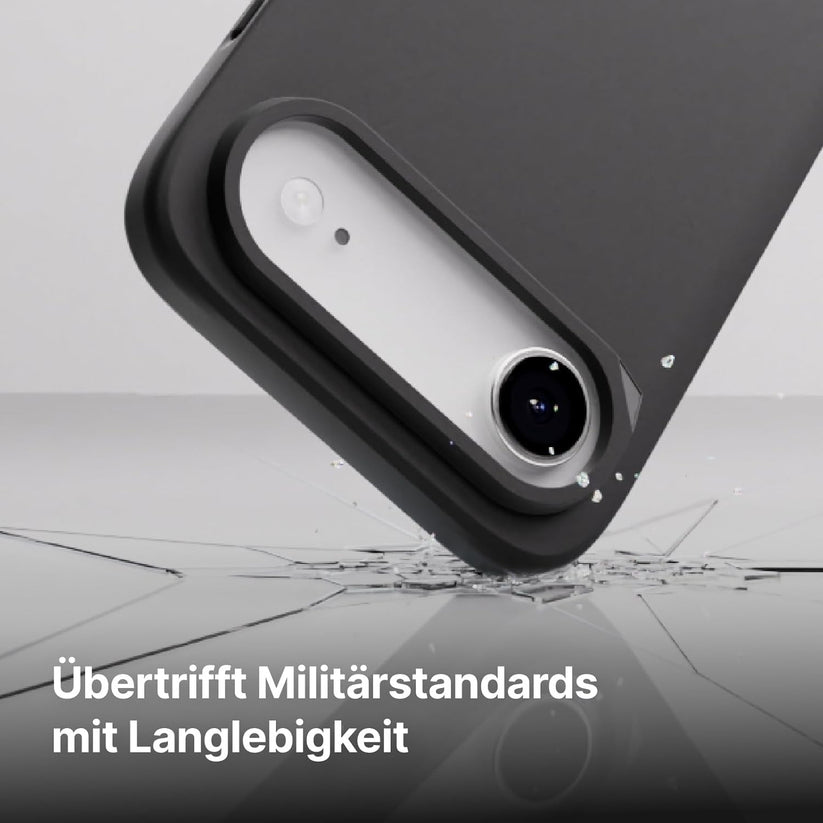 Rhinoshield SolidX Magsafe Silikon Case für iPhone 17 Pro Max - Schwarz