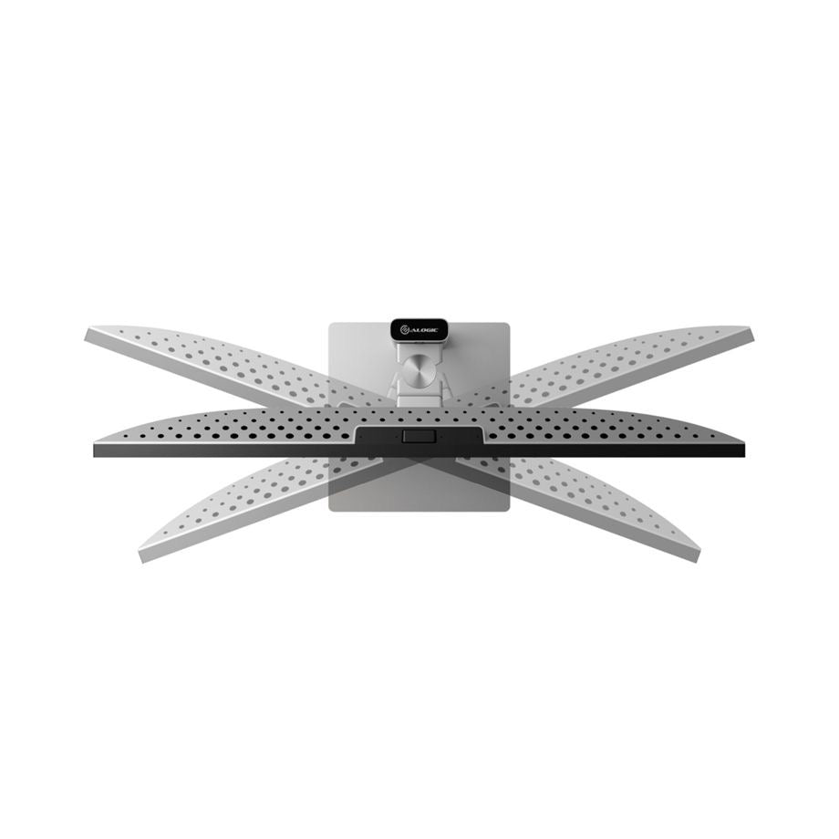 Alogic 32“ 4K UHD Clarity Pro Max Monitor mit USB-C - Aluminium - Hochglanz Display - Integrierte Webcam