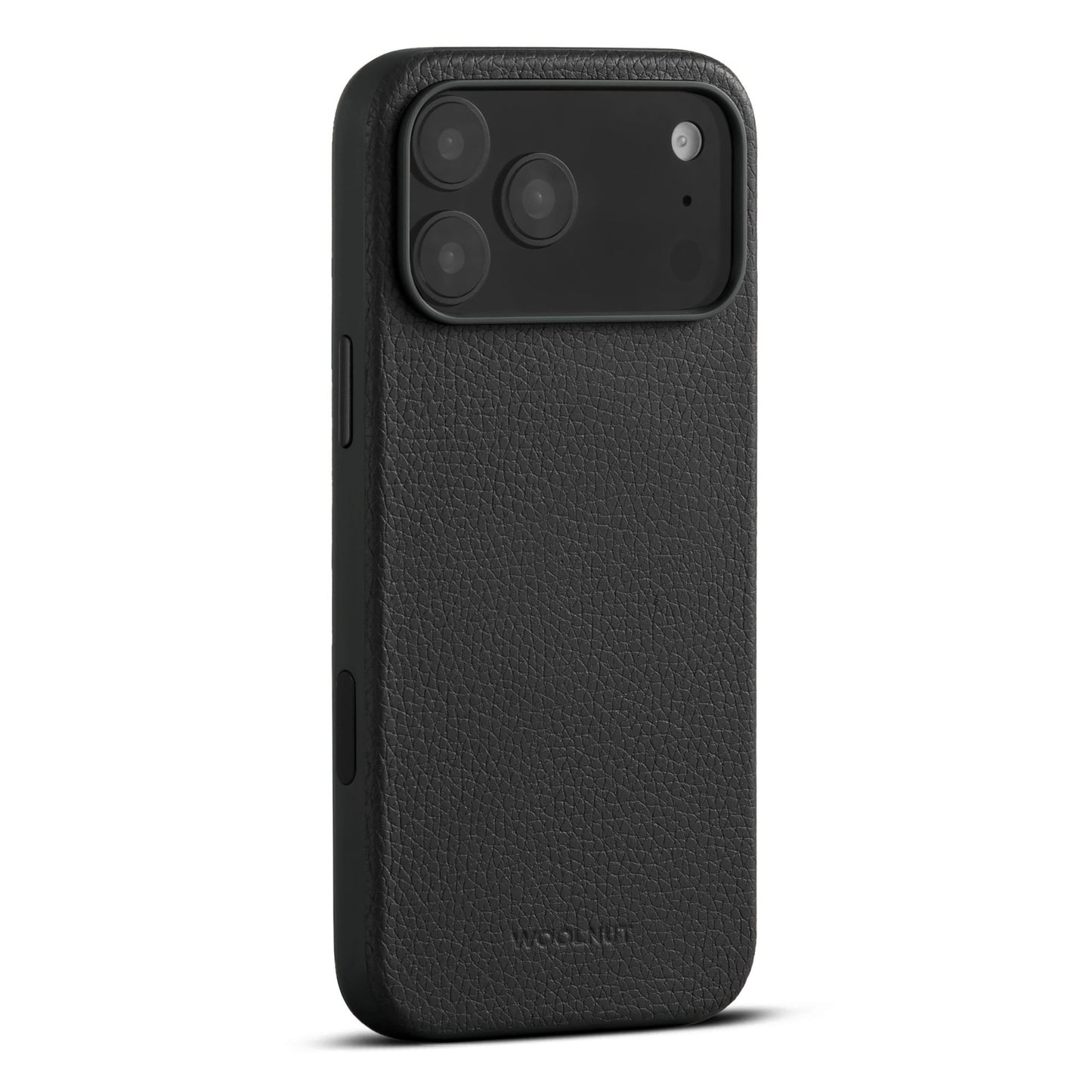 Woolnut Leder Case für iPhone 17 Pro - Schwarz