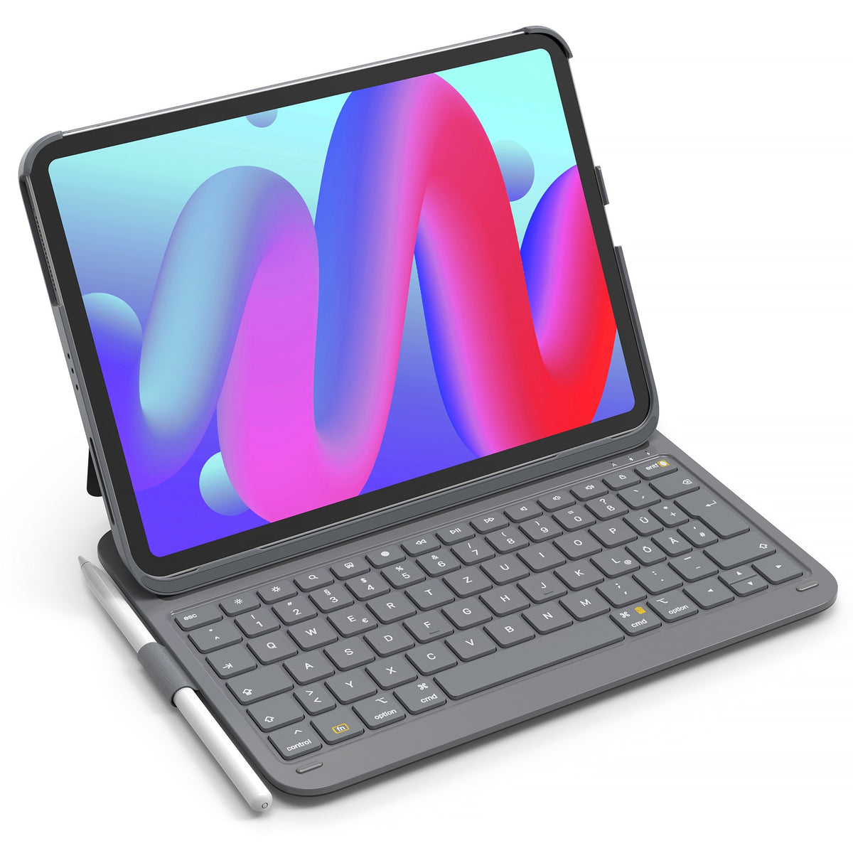 Inateck AirTap Light Keyboard ohne Track-Pad iPad 2022-2026 / iPad Air 11“ 2020-2026 - Grau