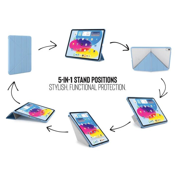 Pipetto Origami No1 Original Case für iPad A16 - Light Blue