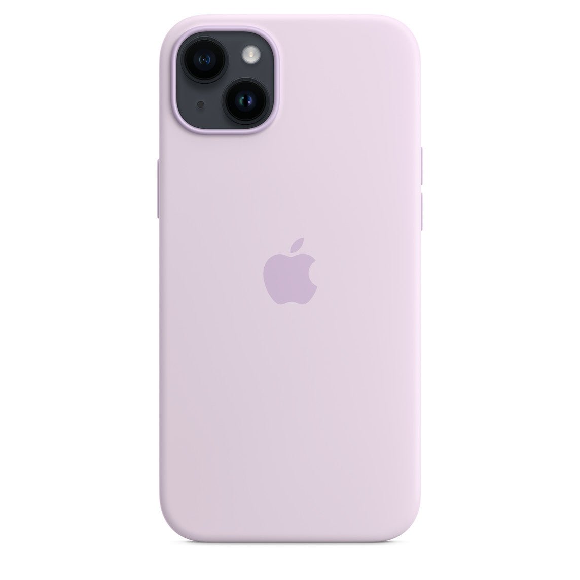 Apple iPhone 14/15 Plus Silikon Case mit MagSafe, flieder