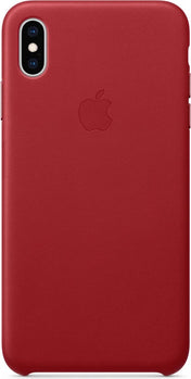 iPhone Xs Max Leather Case - (PRODUCT)RED