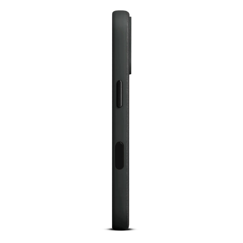 Woolnut Leder Case für iPhone 17 - Schwarz - epos | Apple Premium Partner