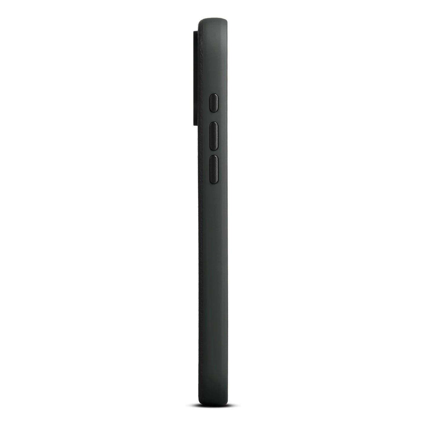 Woolnut Leder Case für iPhone 17 Pro - Schwarz
