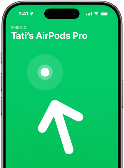 iPhone, das „Wo ist?“ für AirPods Pro zeigt