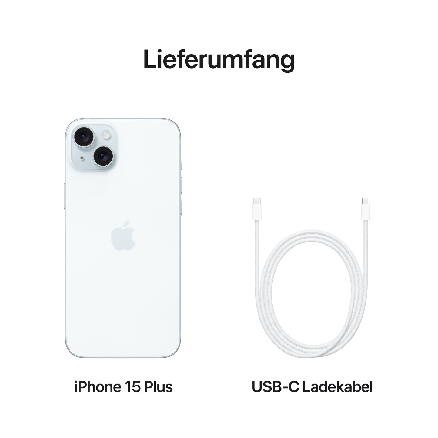 iPhone 15 Plus, 128GB, blau