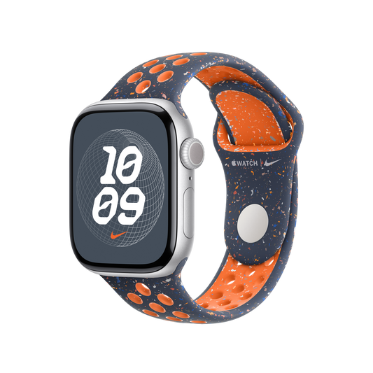 Apple Watch 40mm Nike Sportarmband, blue flame - M/L