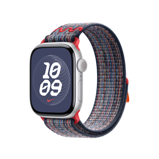 Apple Watch 40mm Nike Sport Loop, blau/rot