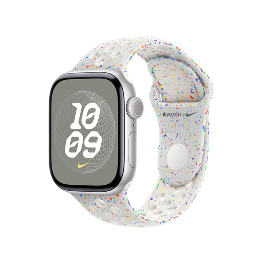 Apple Watch 40mm Nike Sportarmband, pure platinum - M/L
