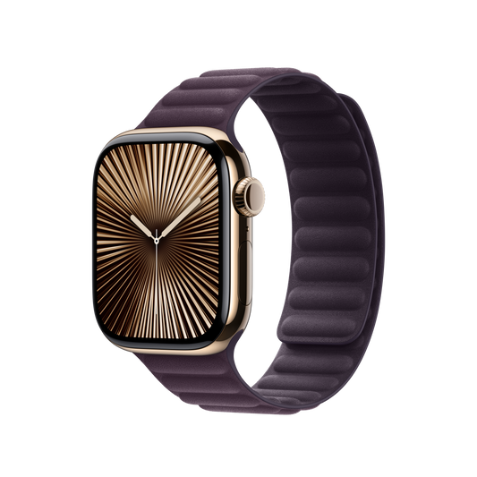 Apple Watch 42mm Armband mit Magnetverschluss, brombeere - S/M