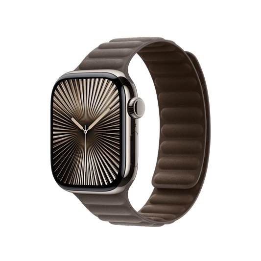 Apple Watch 42mm Armband mit Magnetverschluss, dunkeltaupe - M/L