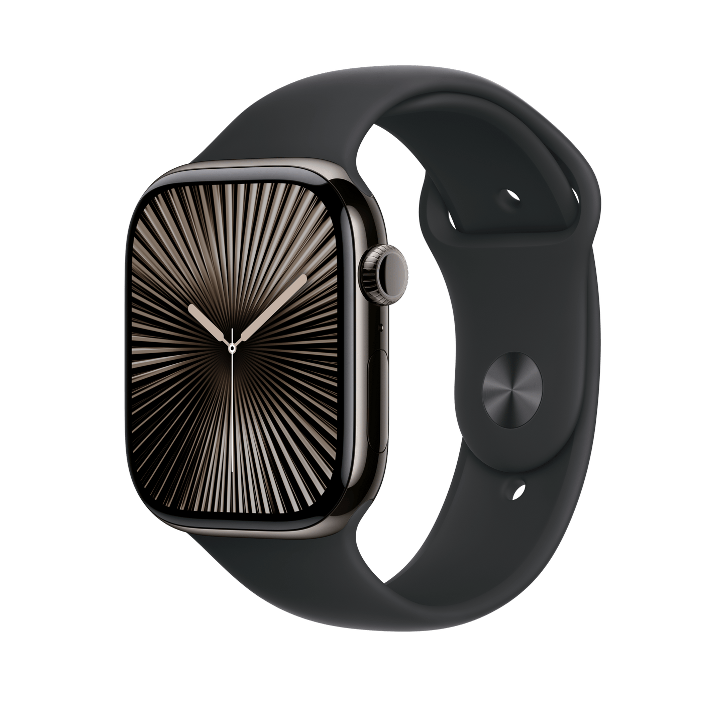 Apple Watch 46mm Sportarmband, schwarz - M/L