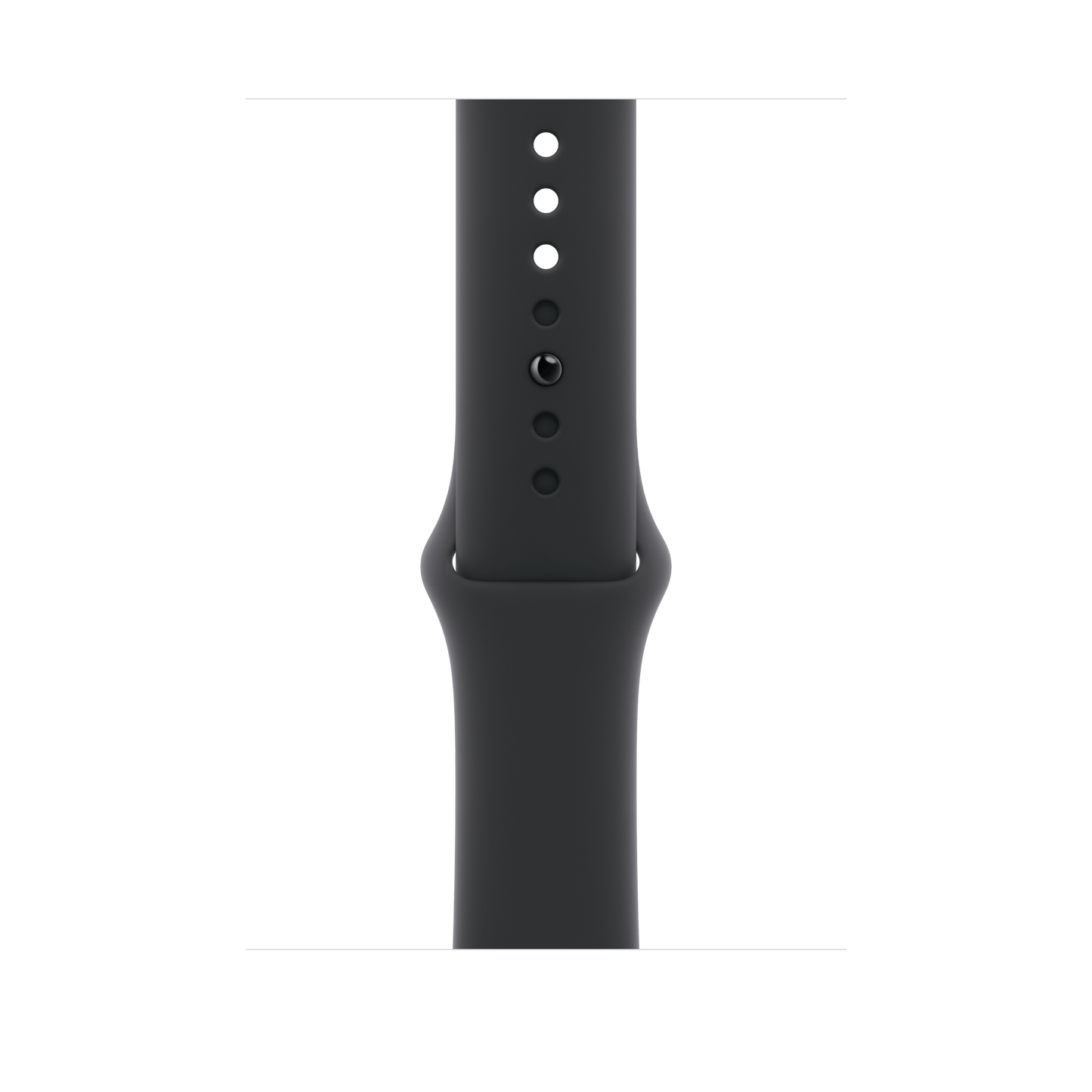 Apple Watch 46mm Sportarmband, schwarz - M/L