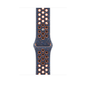 Apple Watch 46mm Nike Sportarmband, blue flame - M/L