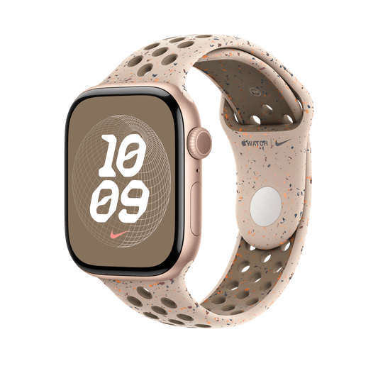 Apple Watch 46mm Nike Sportarmband, desert stone - M/L